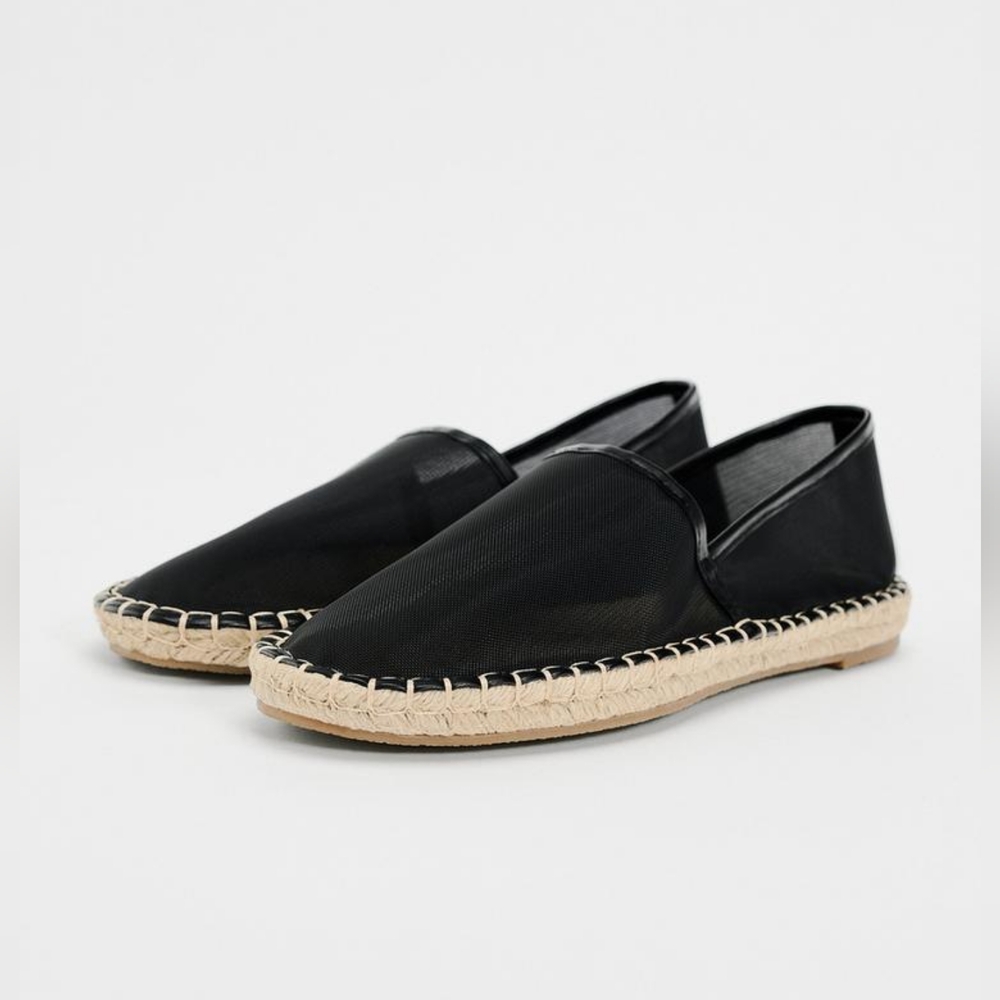 Zara Mesh Espadrilles NWT